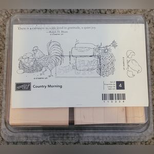 STAMPIN UP RETIRED Country Morning
